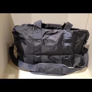 Foldable Nylon Duffle Duffel Bag Bags Sports Gym Workout Luggage Travel 20" Navy